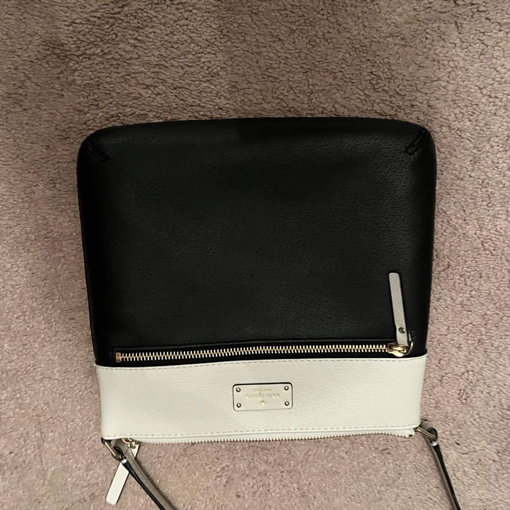Kate Spade Black and White Crossbody Bag